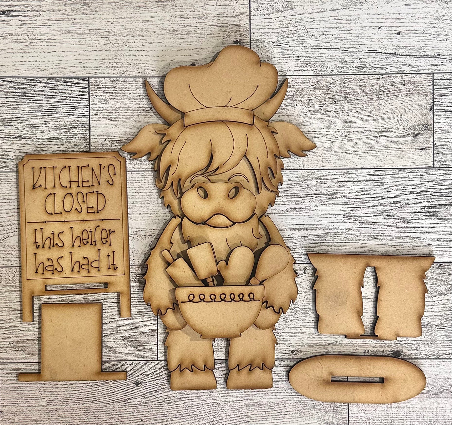 Kitchen Highland Cow