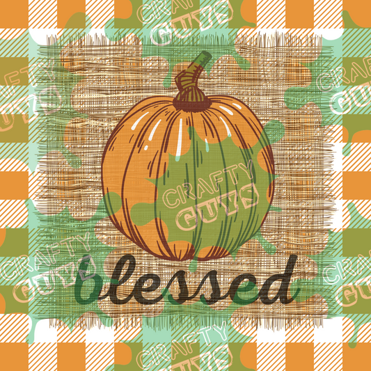 Blessed Pumpkin Printable