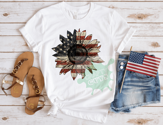Patriotic Sunflower