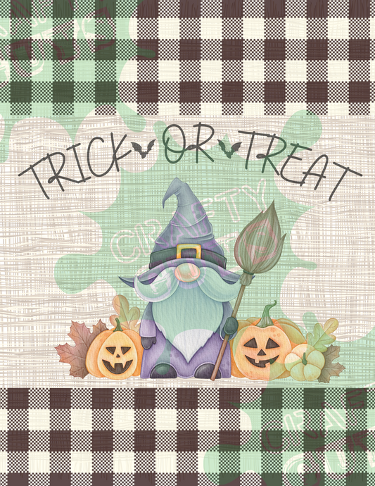 Trick or Treat Gnome Printable