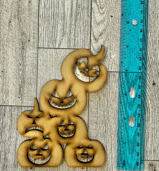 Stacked Jack-O-Lanterns