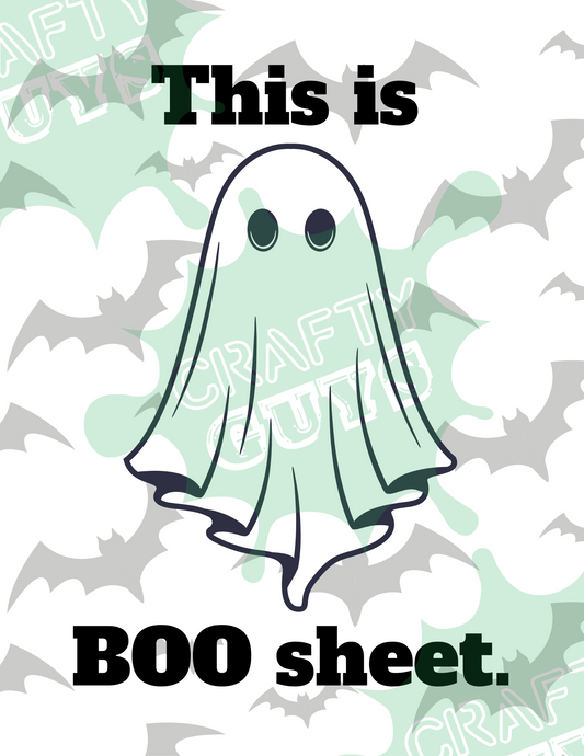 Boo Sheet Printable