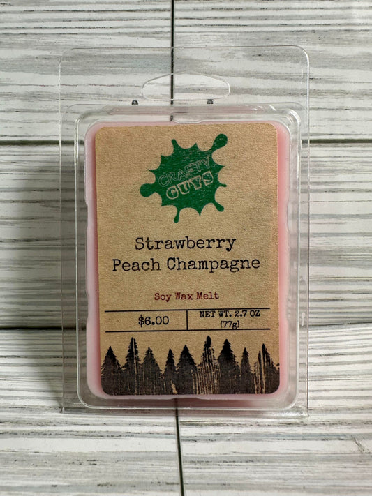 Strawberry Peach Champagne