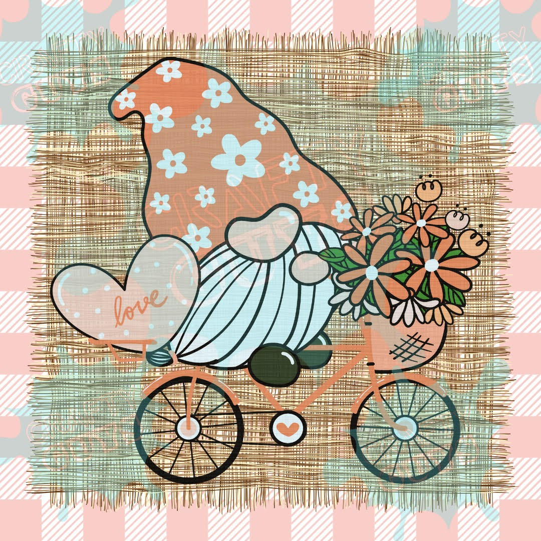 Bicycle Gnome Printable