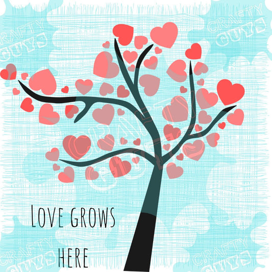 Love grows here tree